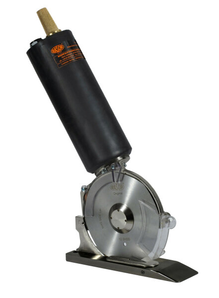 RASOR Druckluft-Schneideinheit FP120Monster, LINKS gespiegelt mit mittiger Messerführung