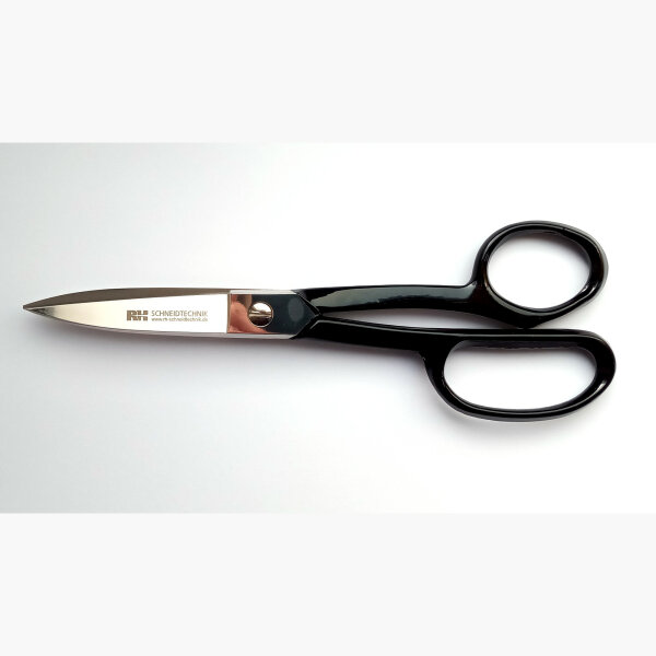 Universalschere 8", vernickelt, Griffe lackiert, microverzahnt