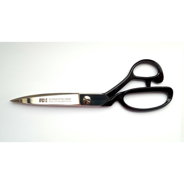 RH Gewebeschere 9,5" schlank, vernickelt, Griffe lackiert, microverzahnt